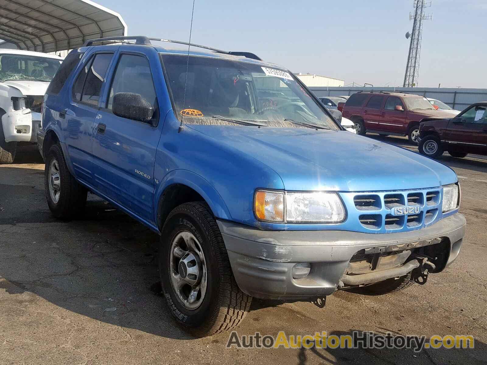 2001 ISUZU RODEO S S, 4S2CK58W014306949