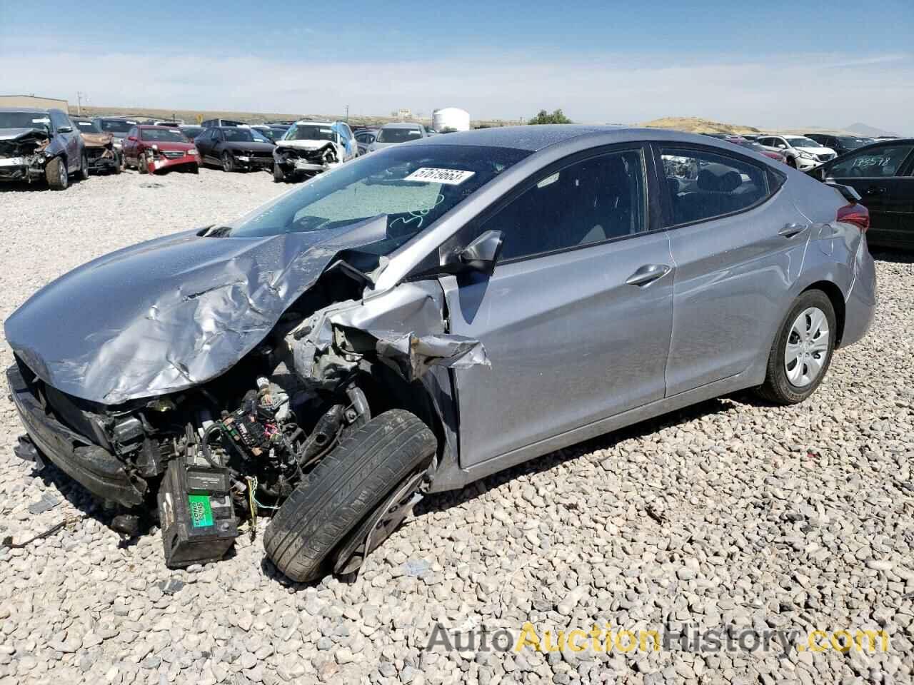 2016 HYUNDAI ELANTRA SE, 5NPDH4AE3GH725391