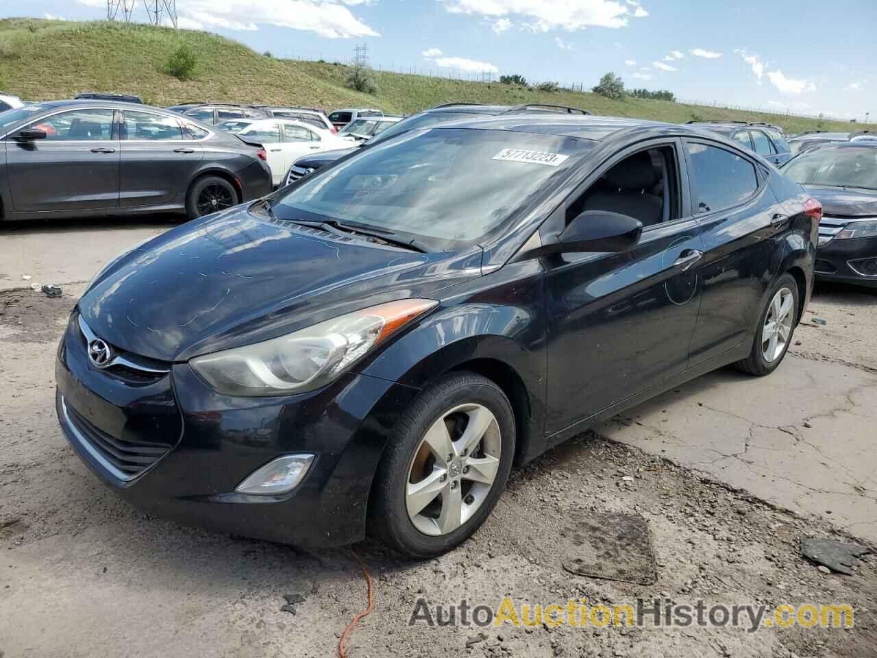 2012 HYUNDAI ELANTRA GLS, 5NPDH4AE6CH092086