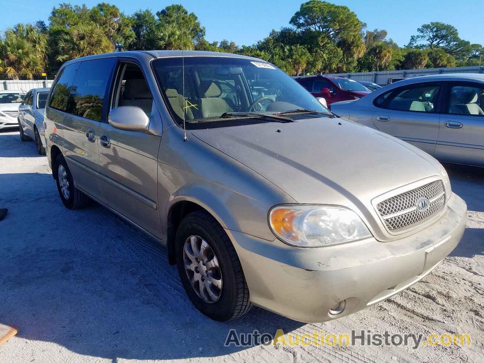 2005 KIA SEDONA EX EX, KNDUP132756716592