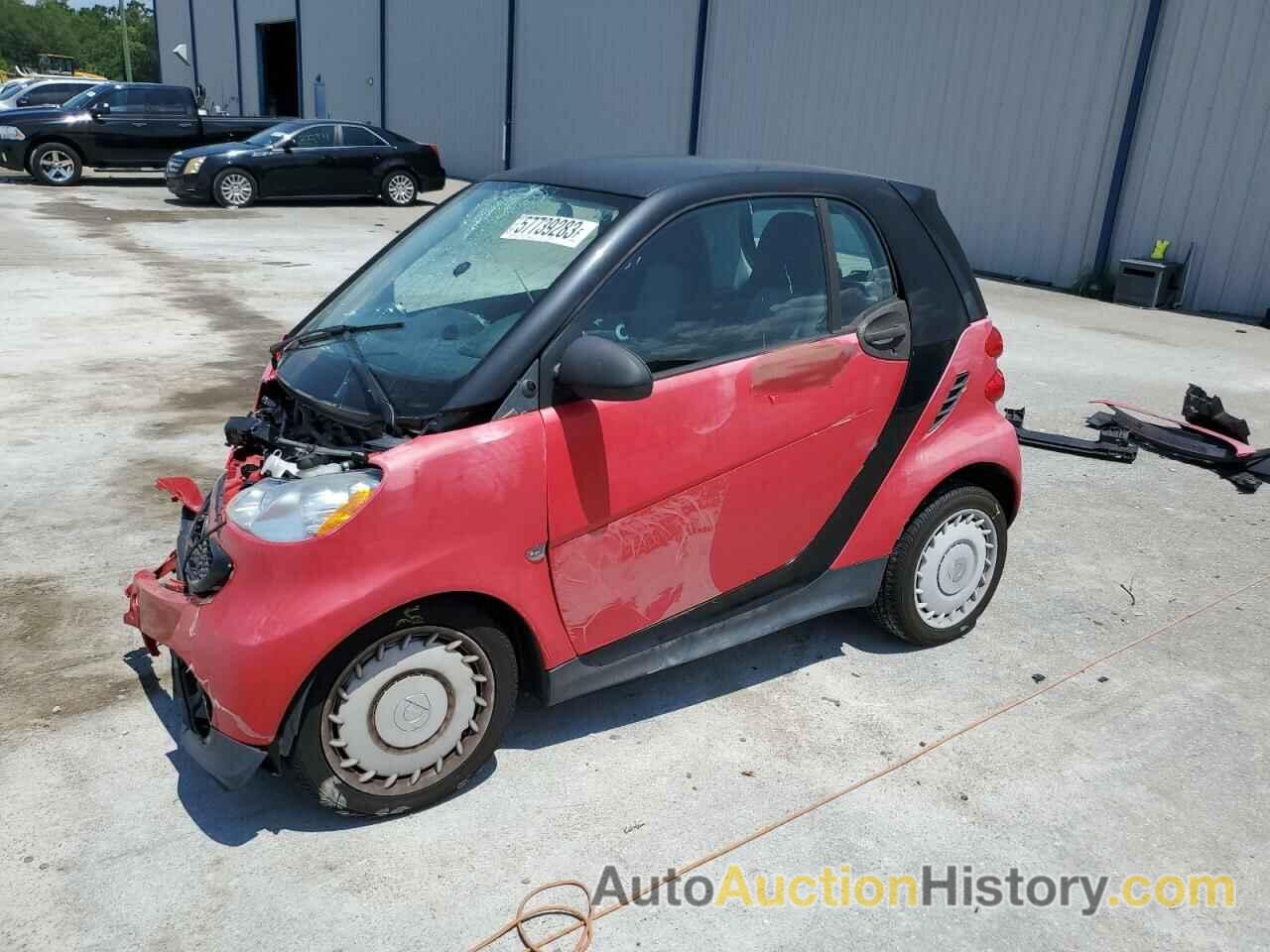 2013 SMART FORTWO PURE, WMEEJ3BA5DK611437