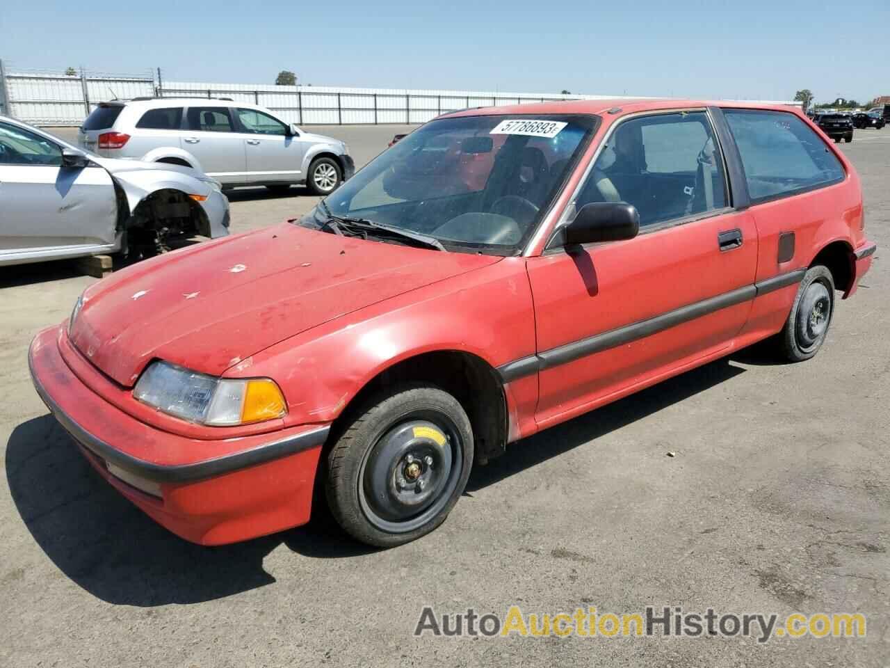 1991 HONDA CIVIC DX, 2HGED635XMH509309