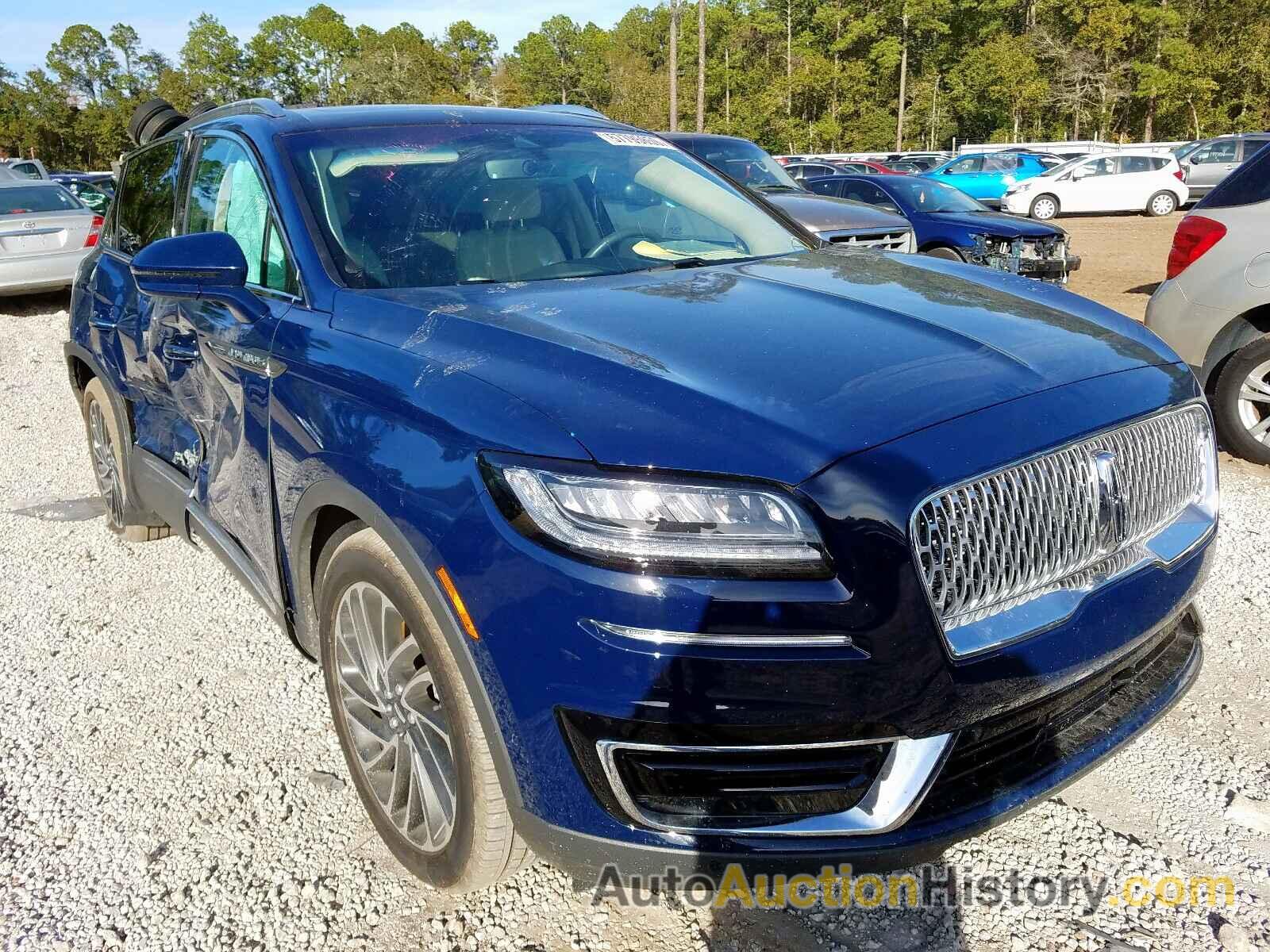 2019 LINCOLN NAUTILUS R RESERVE, 2LMPJ6LP9KBL14481