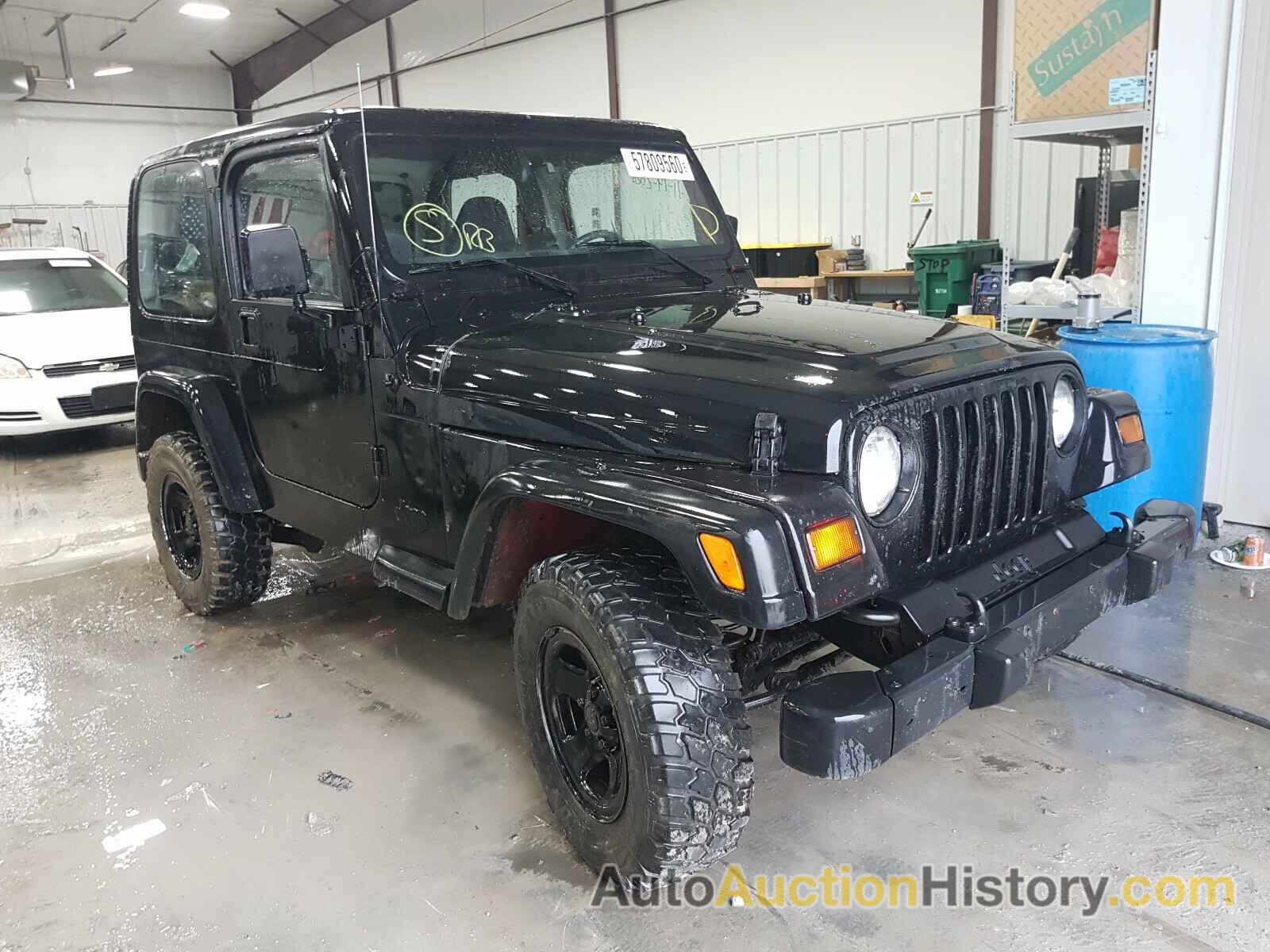 2002 JEEP WRANGLER SE, 1J4FA29P42P741324