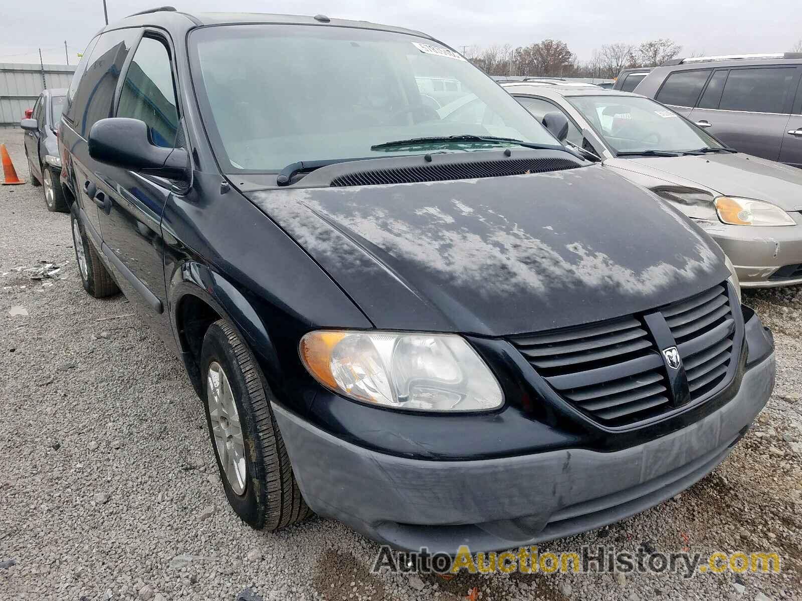 2007 DODGE CARAVAN SE SE, 1D4GP25R57B237808