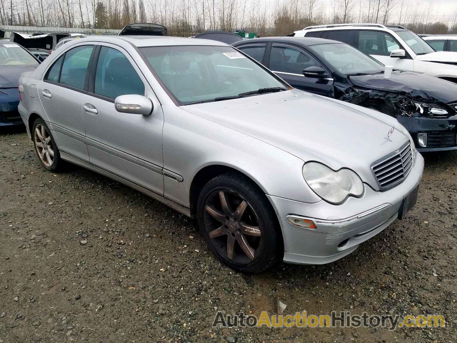 2004 MERCEDES-BENZ C 230K SPO 230K SPORT SEDAN, WDBRF40J64F456902