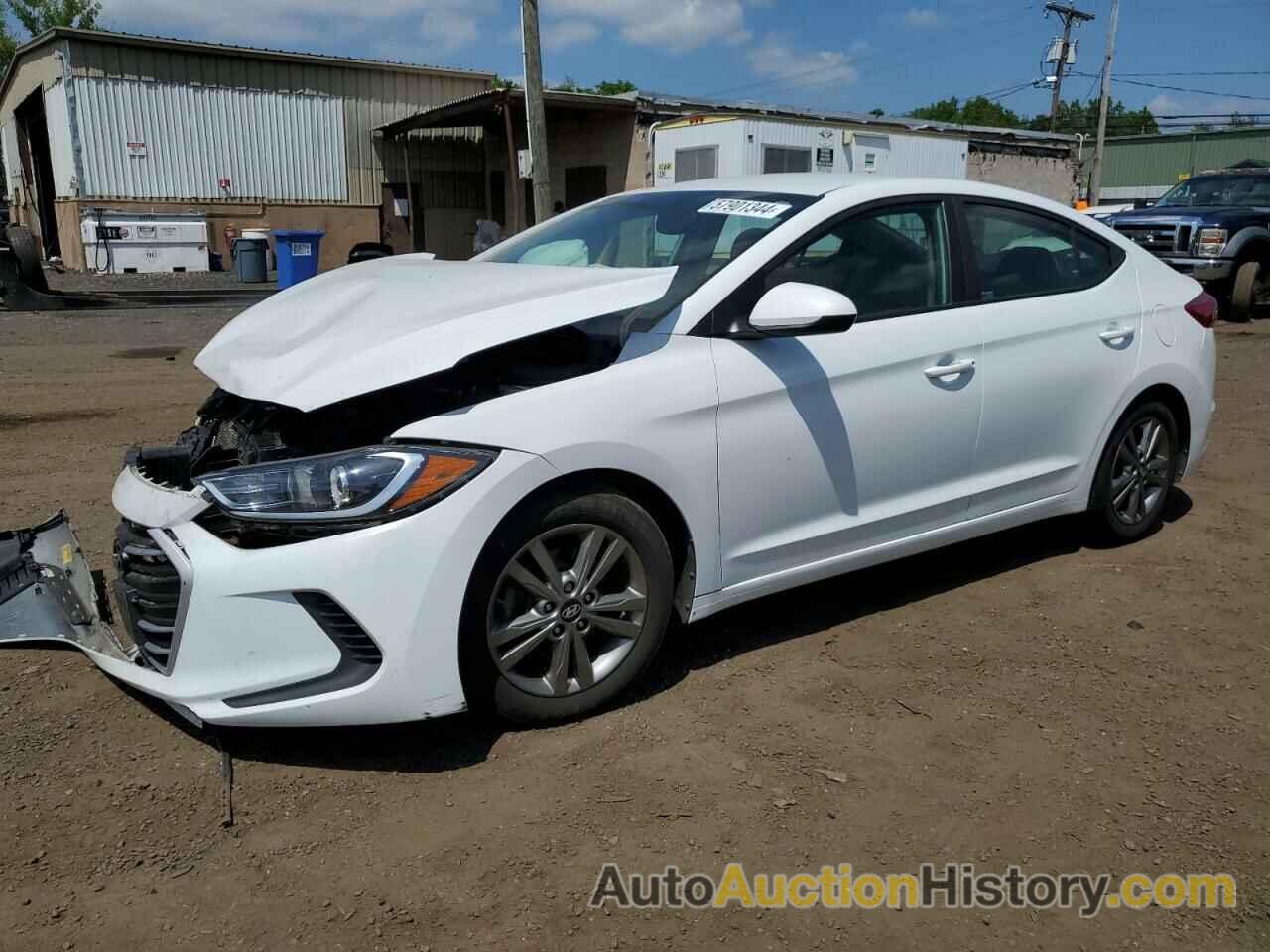 HYUNDAI ELANTRA SEL, 5NPD84LF9JH239987