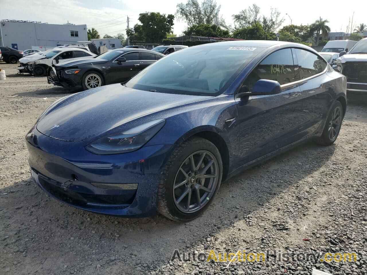 2021 TESLA MODEL 3, 5YJ3E1EAXMF084521