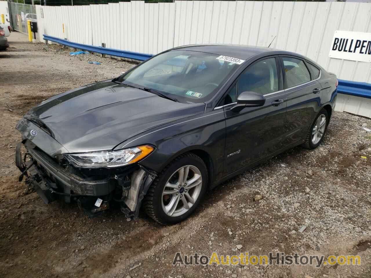 2018 FORD FUSION SE HYBRID, 3FA6P0LU4JR155825