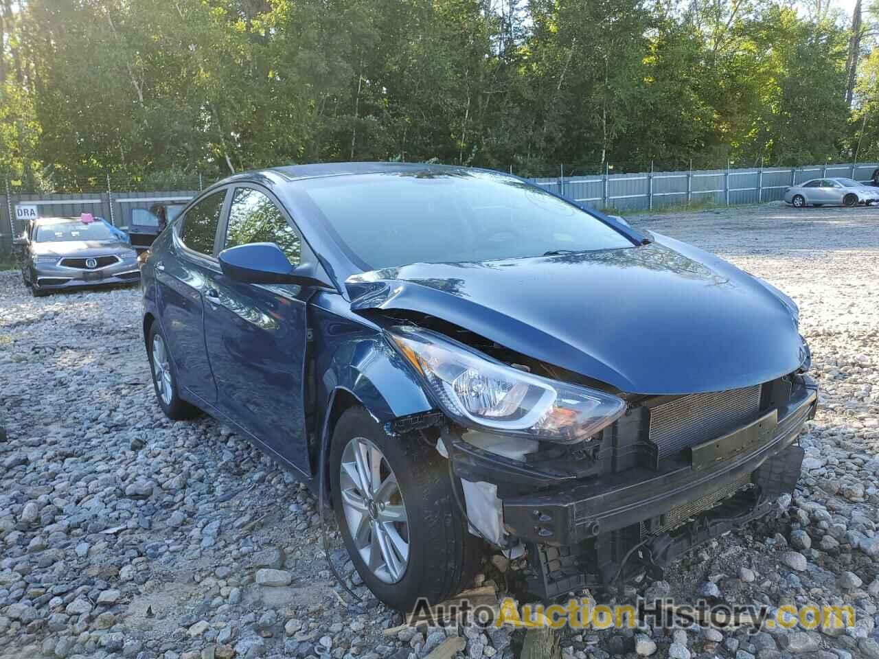 2016 HYUNDAI ELANTRA SE, KMHDH4AE4GU633952