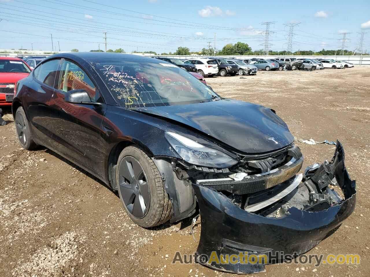 2022 TESLA MODEL 3, 5YJ3E1EB6NF174436