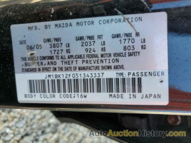 MAZDA 3 I, JM1BK12F051343337