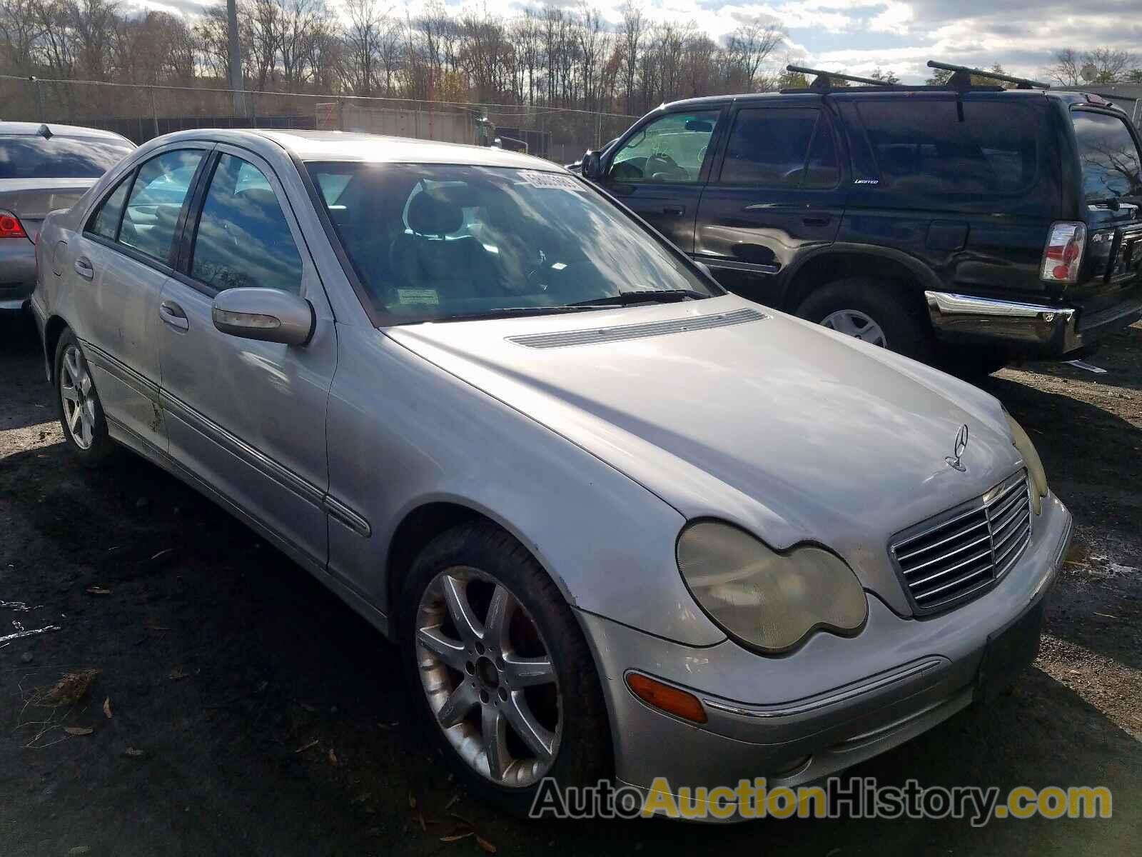 2004 MERCEDES-BENZ C 230K SPO 230K SPORT SEDAN, WDBRF40J54A555062