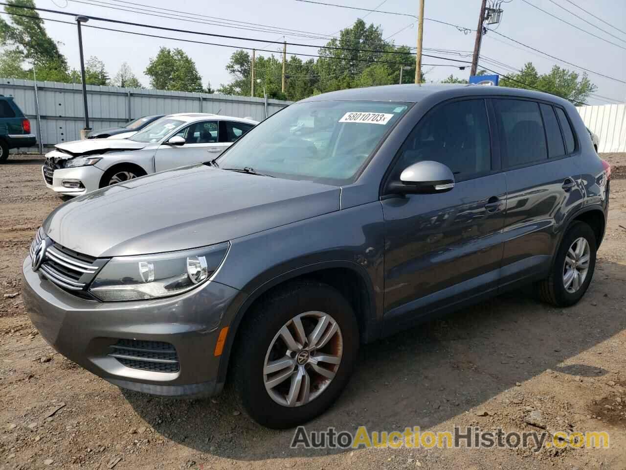 2013 VOLKSWAGEN TIGUAN S, WVGAV7AX3DW016184