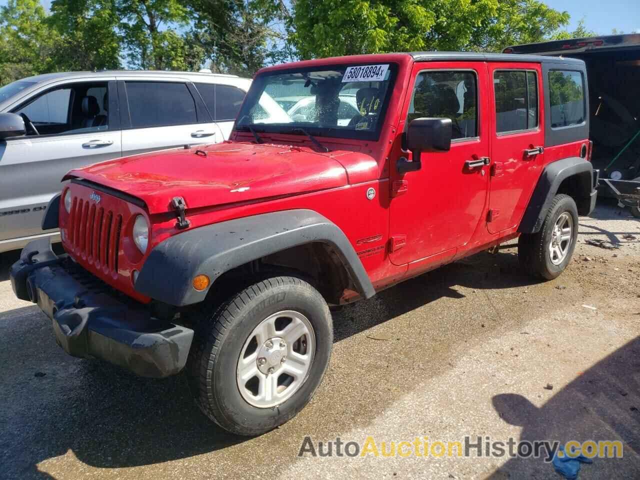 JEEP WRANGLER SPORT, 1C4BJWDGXEL244048