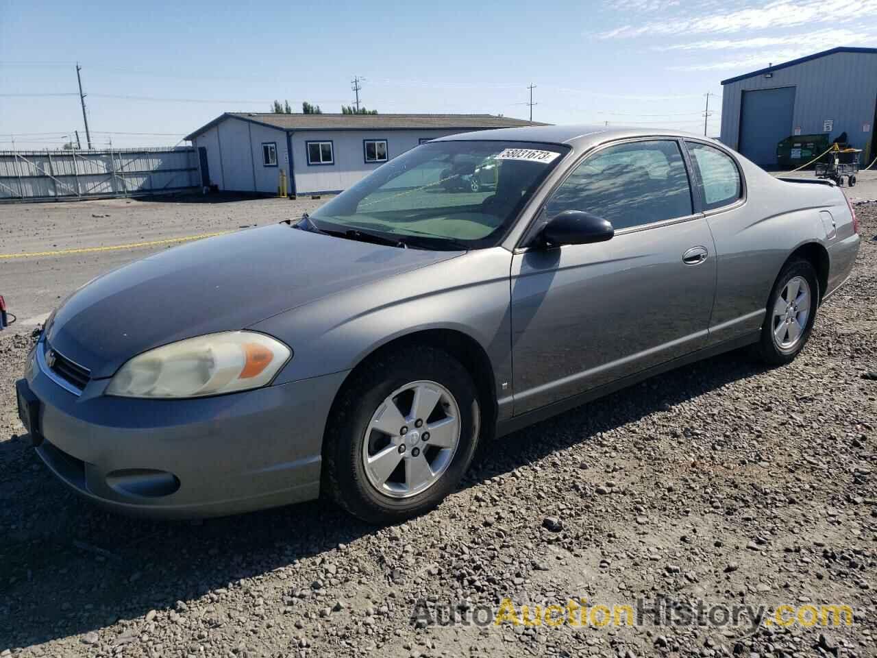 2006 CHEVROLET MONTECARLO LT, 2G1WM15K769181622