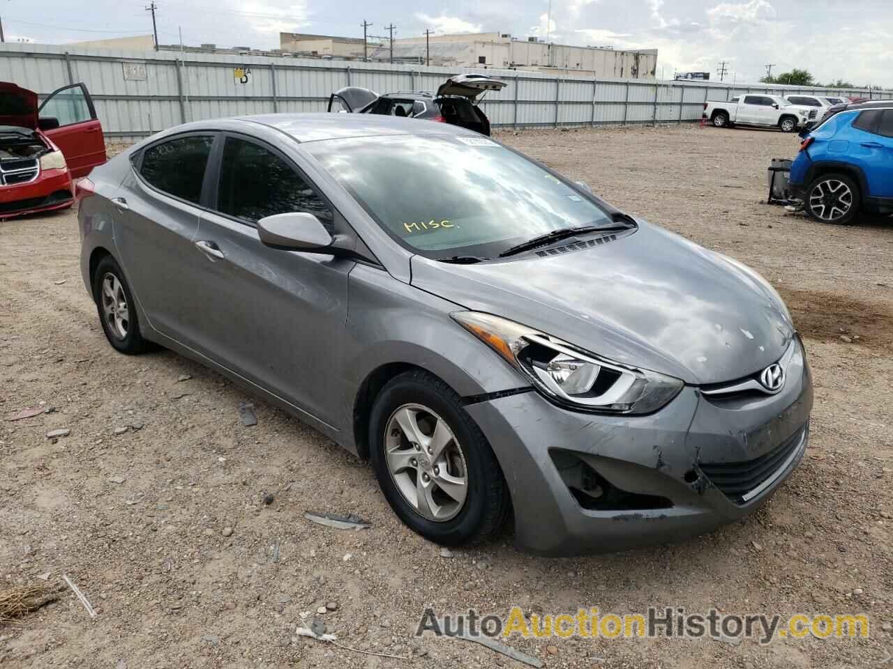 2014 HYUNDAI ELANTRA SE, 5NPDH4AE1EH525901