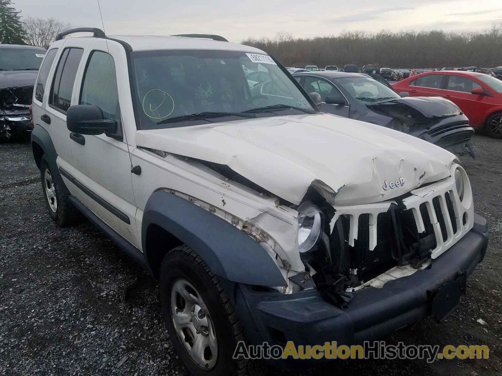 2007 JEEP LIBERTY SP SPORT, 1J4GL48K47W511652