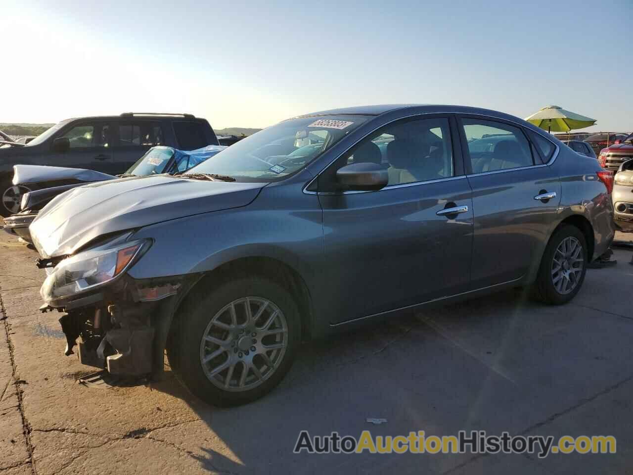 2016 NISSAN SENTRA S, 3N1AB7APXGY264574