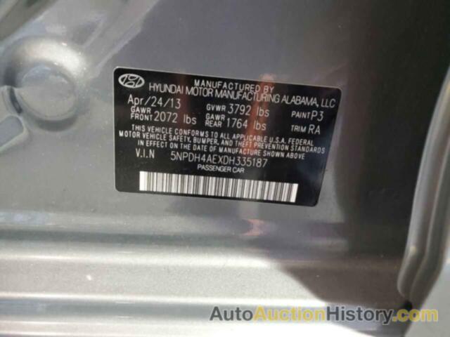 HYUNDAI ELANTRA GLS, 5NPDH4AEXDH335187