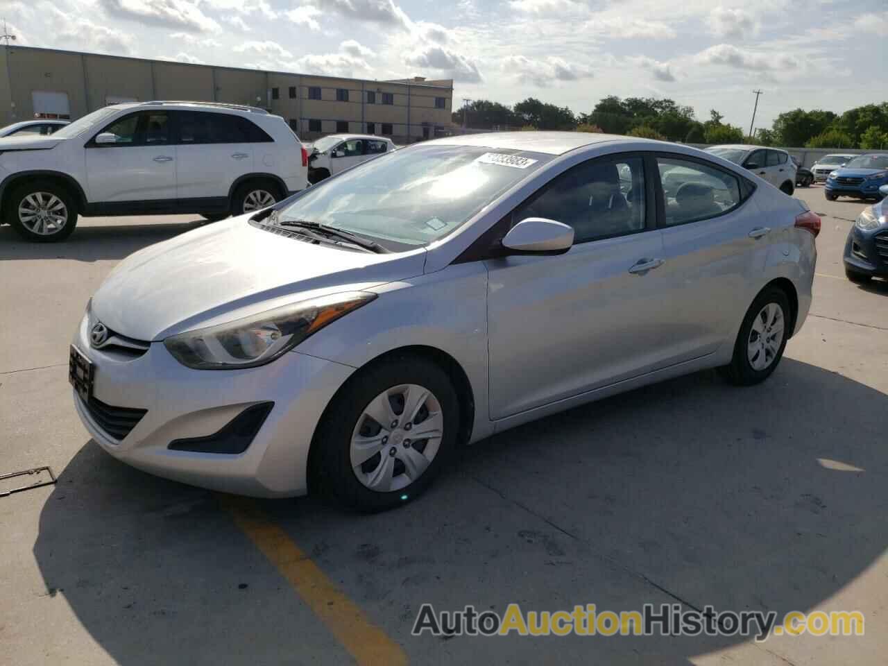 2016 HYUNDAI ELANTRA SE, 5NPDH4AEXGH690168