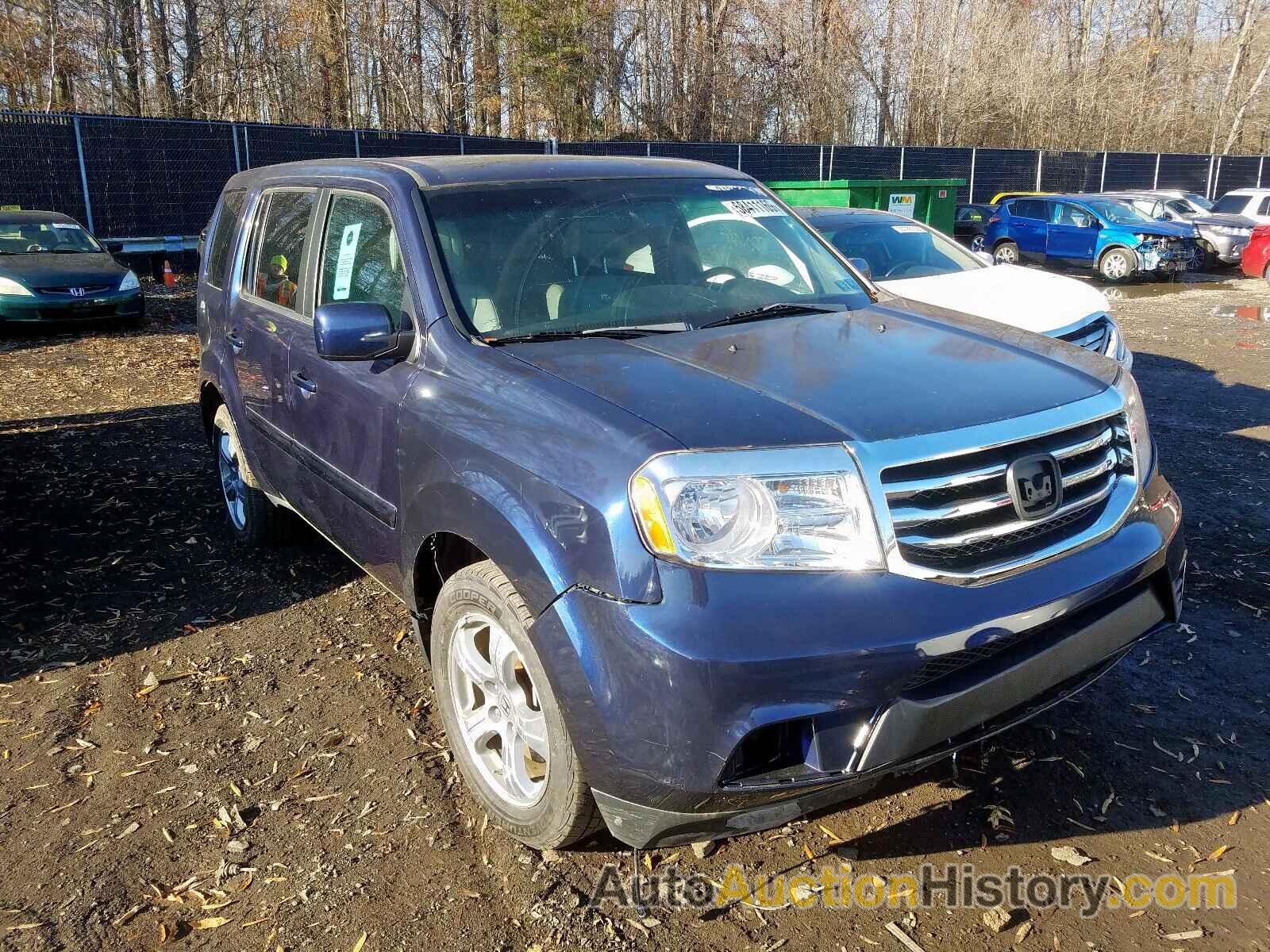 2014 HONDA PILOT EXL EXL, 5FNYF4H55EB016129