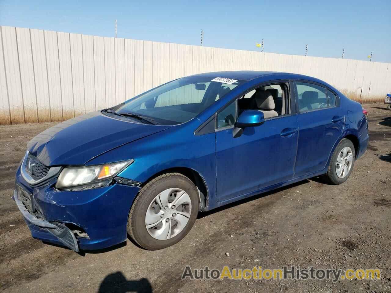 2013 HONDA CIVIC LX, 19XFB2F56DE246194