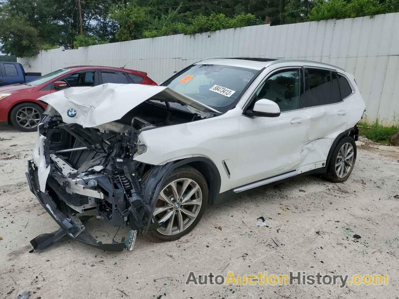 2019 BMW X3 XDRIVE30I, 5UXTR9C51KLP96417