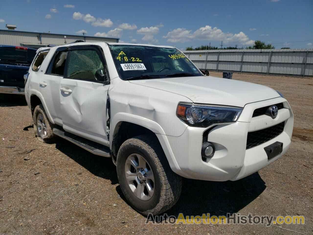 2017 TOYOTA 4RUNNER SR5, JTEZU5JR3H5150684