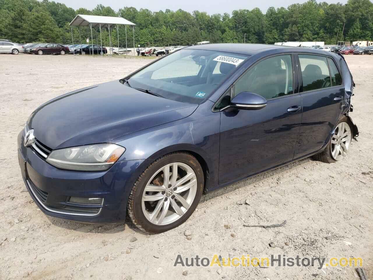 2015 VOLKSWAGEN GOLF TDI, 3VW2A7AU8FM021598