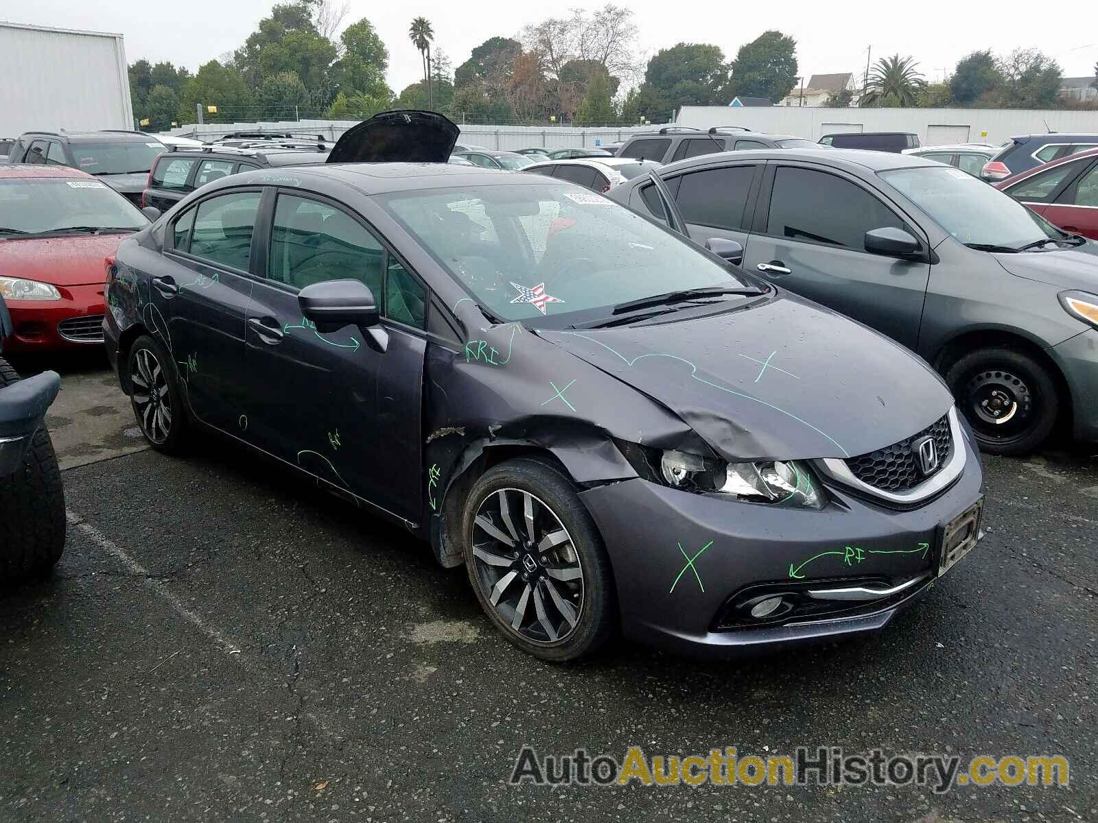 2014 HONDA CIVIC EXL EXL, 19XFB2F90EE210988