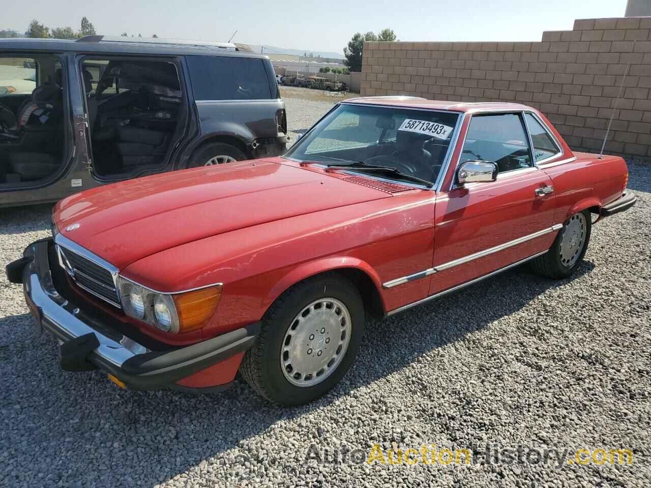 1986 MERCEDES-BENZ SL-CLASS SL, WDBBA48D2GA049949