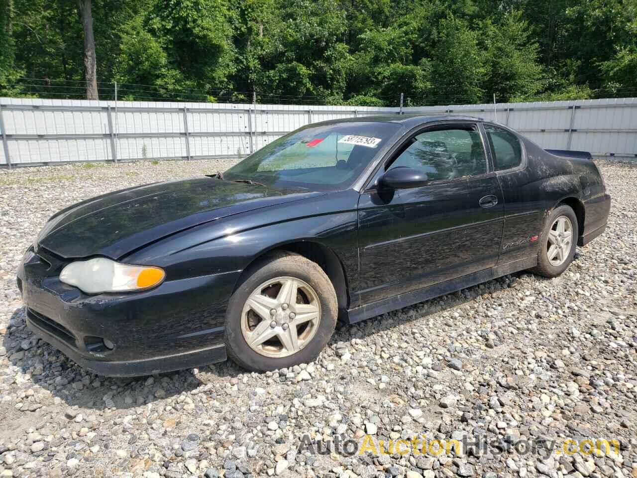 2002 CHEVROLET MONTECARLO SS, 2G1WX15K029257585