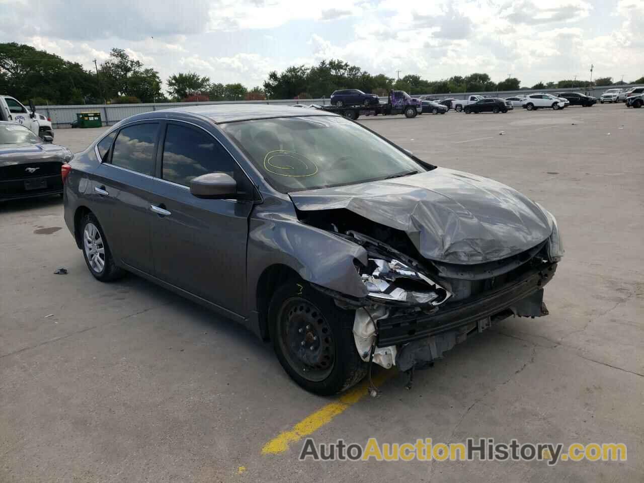 2016 NISSAN SENTRA S, 3N1AB7APXGY241862