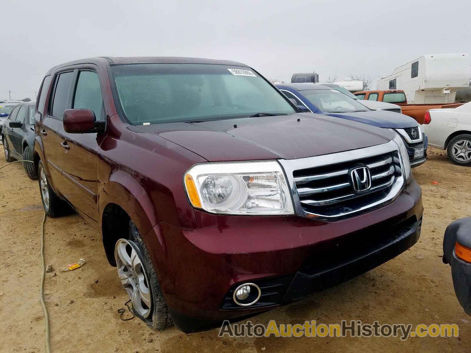 2012 HONDA PILOT EXL EXL, 5FNYF3H5XCB024010