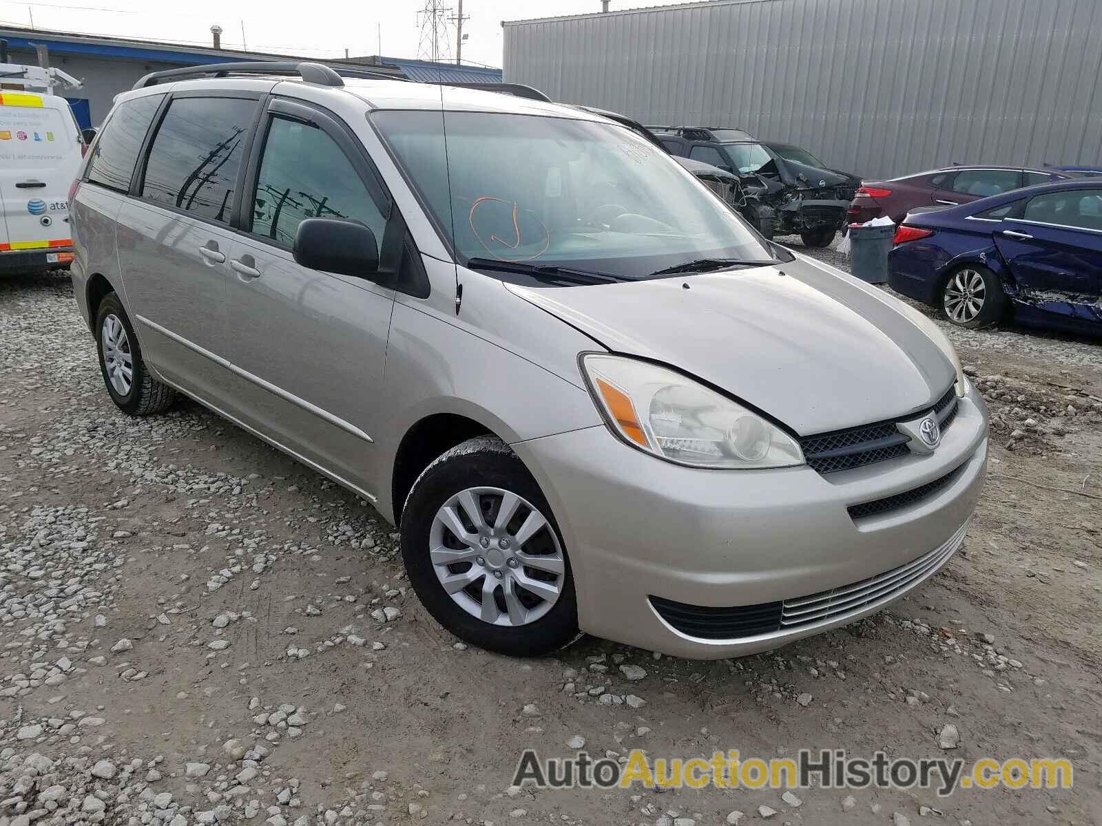 2005 TOYOTA SIENNA CE CE, 5TDZA23C75S365365