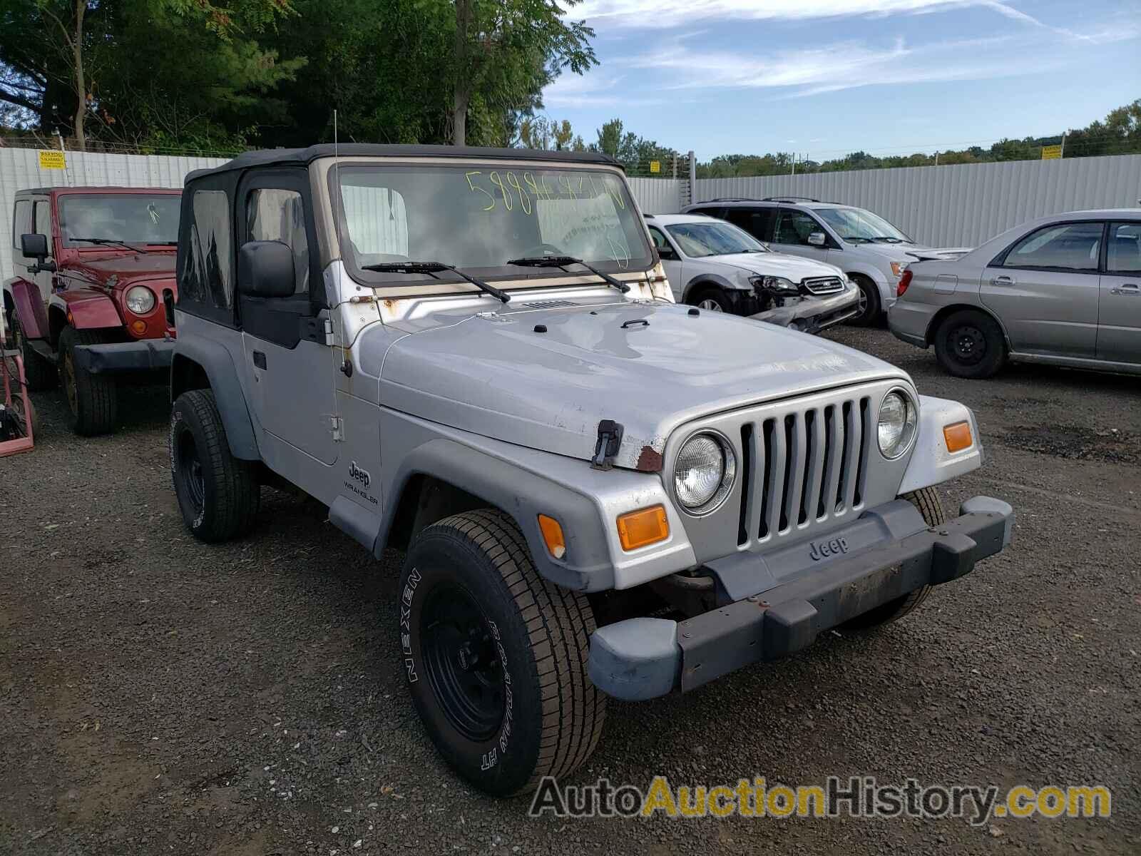 2003 JEEP WRANGLER SE, 1J4FA29103P364407