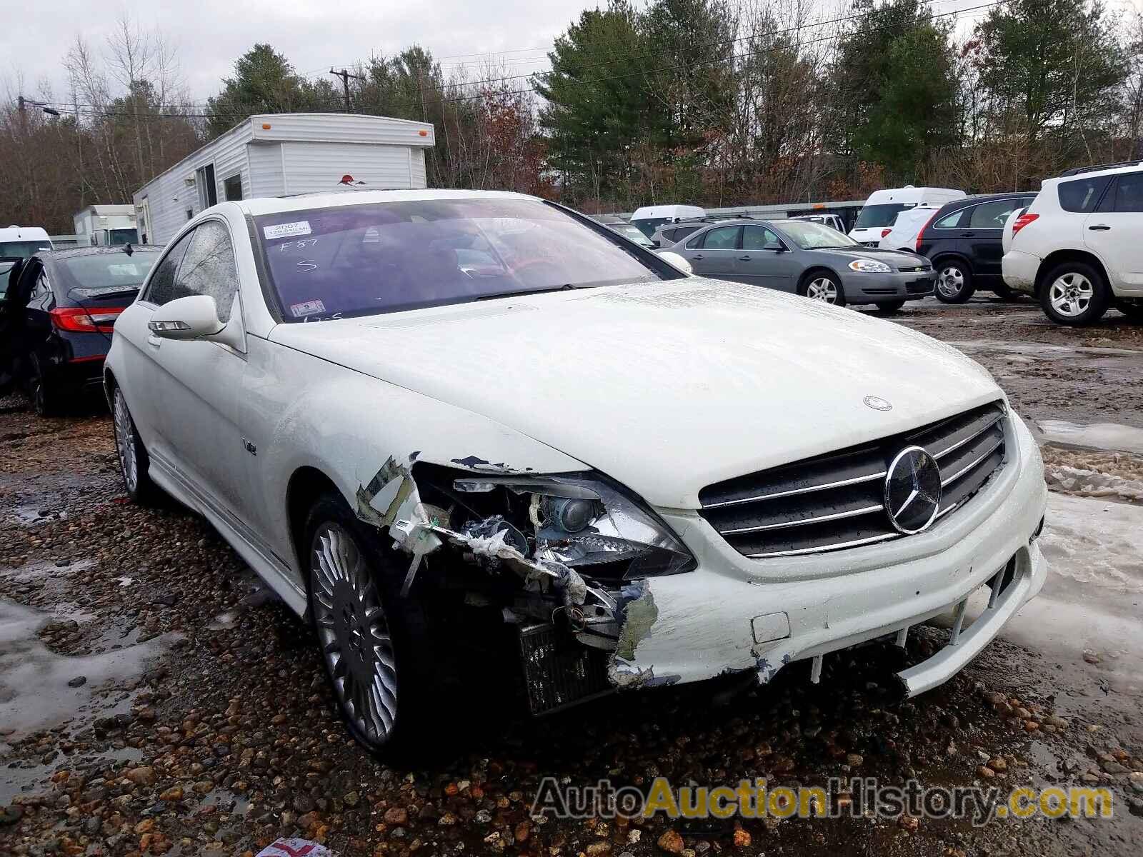 2007 MERCEDES-BENZ CL 600 600, WDDEJ76X87A007188