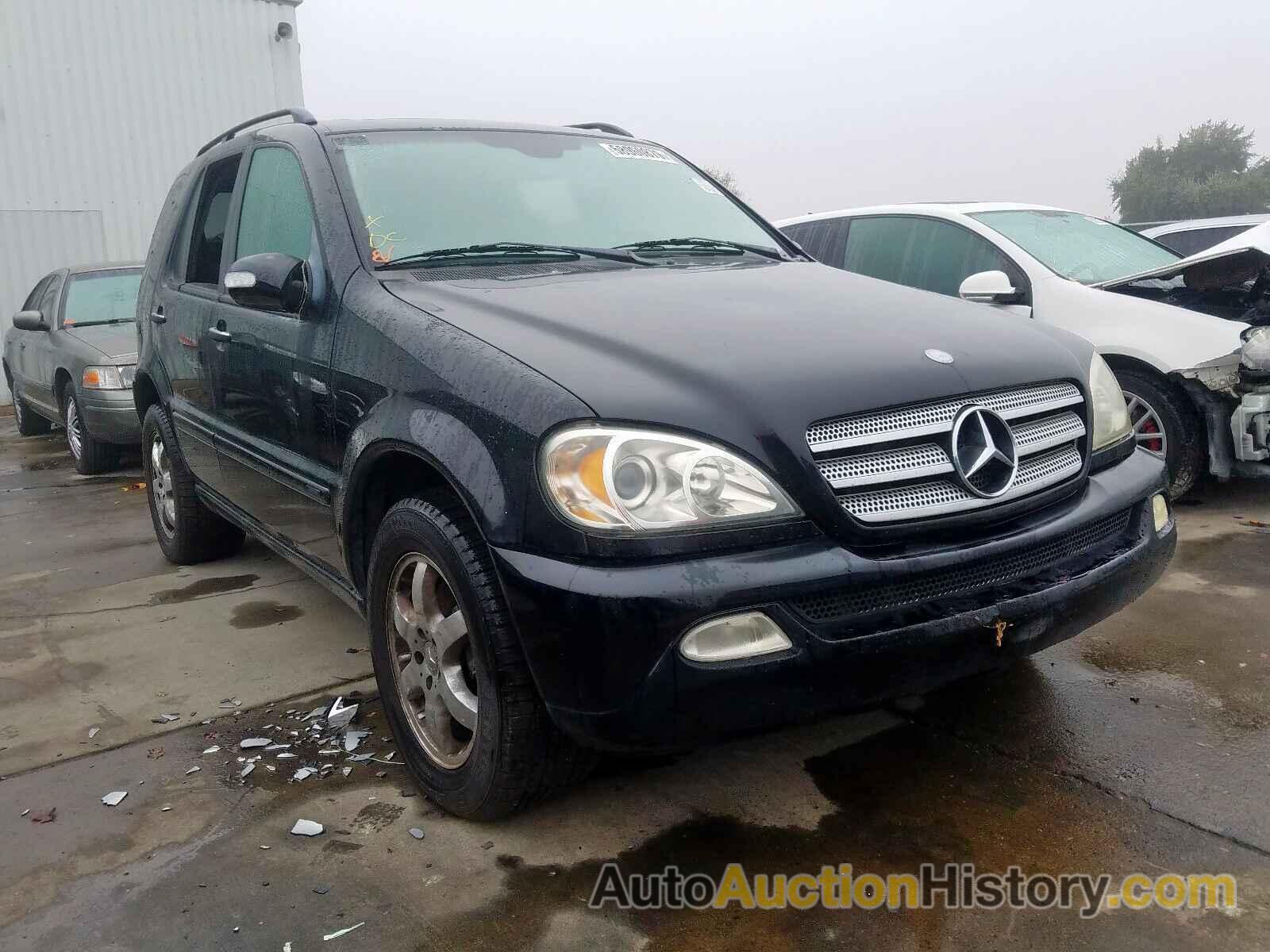 2003 MERCEDES-BENZ ML 500 500, 4JGAB75E73A415211