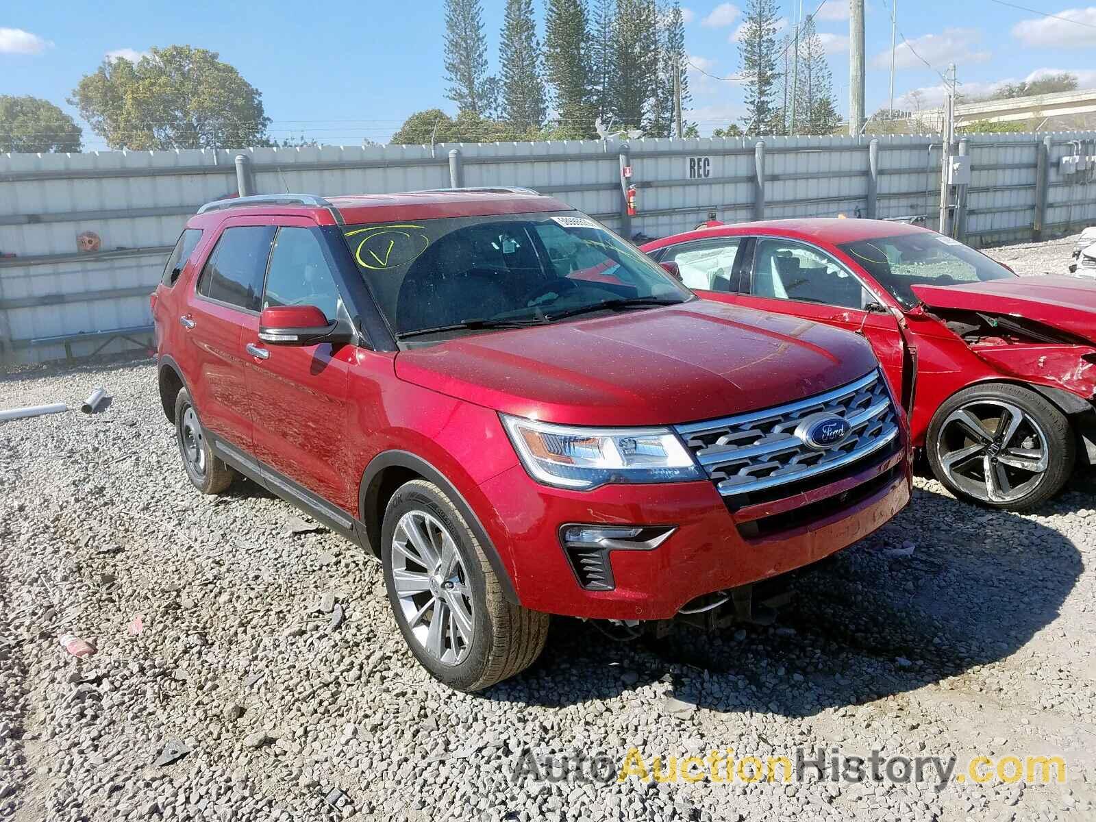 2018 FORD EXPLORER L LIMITED, 1FM5K7F82JGA85773