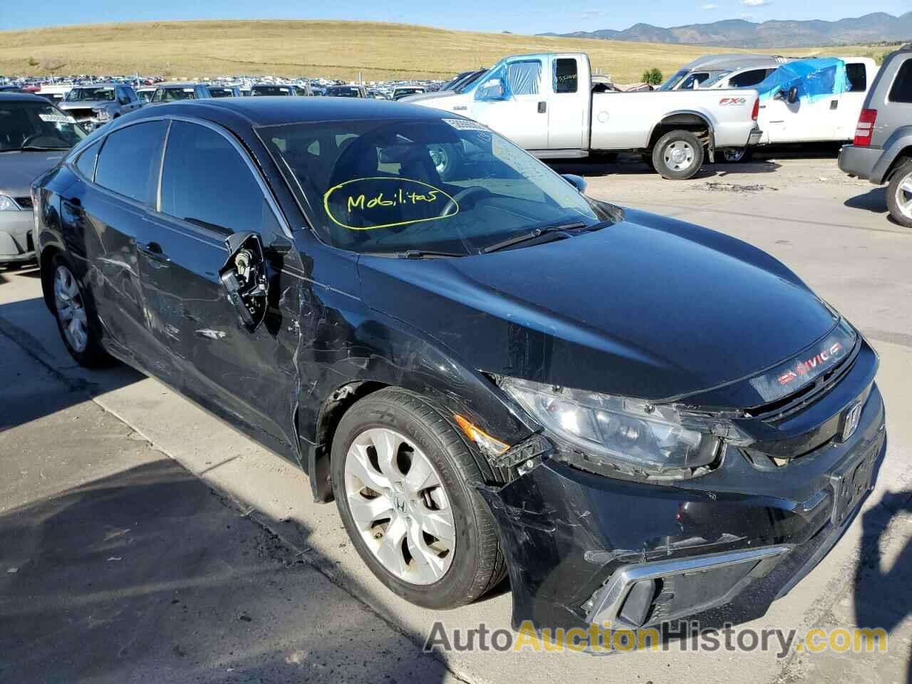 2019 HONDA CIVIC LX, 19XFC2F65KE000711