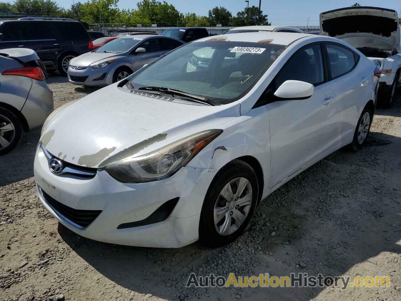 2016 HYUNDAI ELANTRA SE, 5NPDH4AEXGH682572