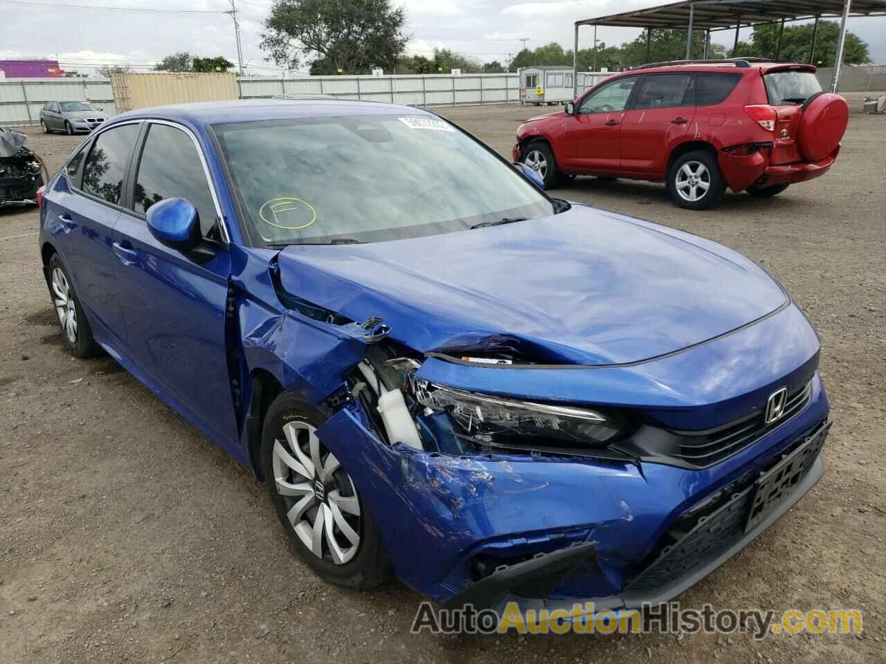 2022 HONDA CIVIC LX, 2HGFE2F29NH512991