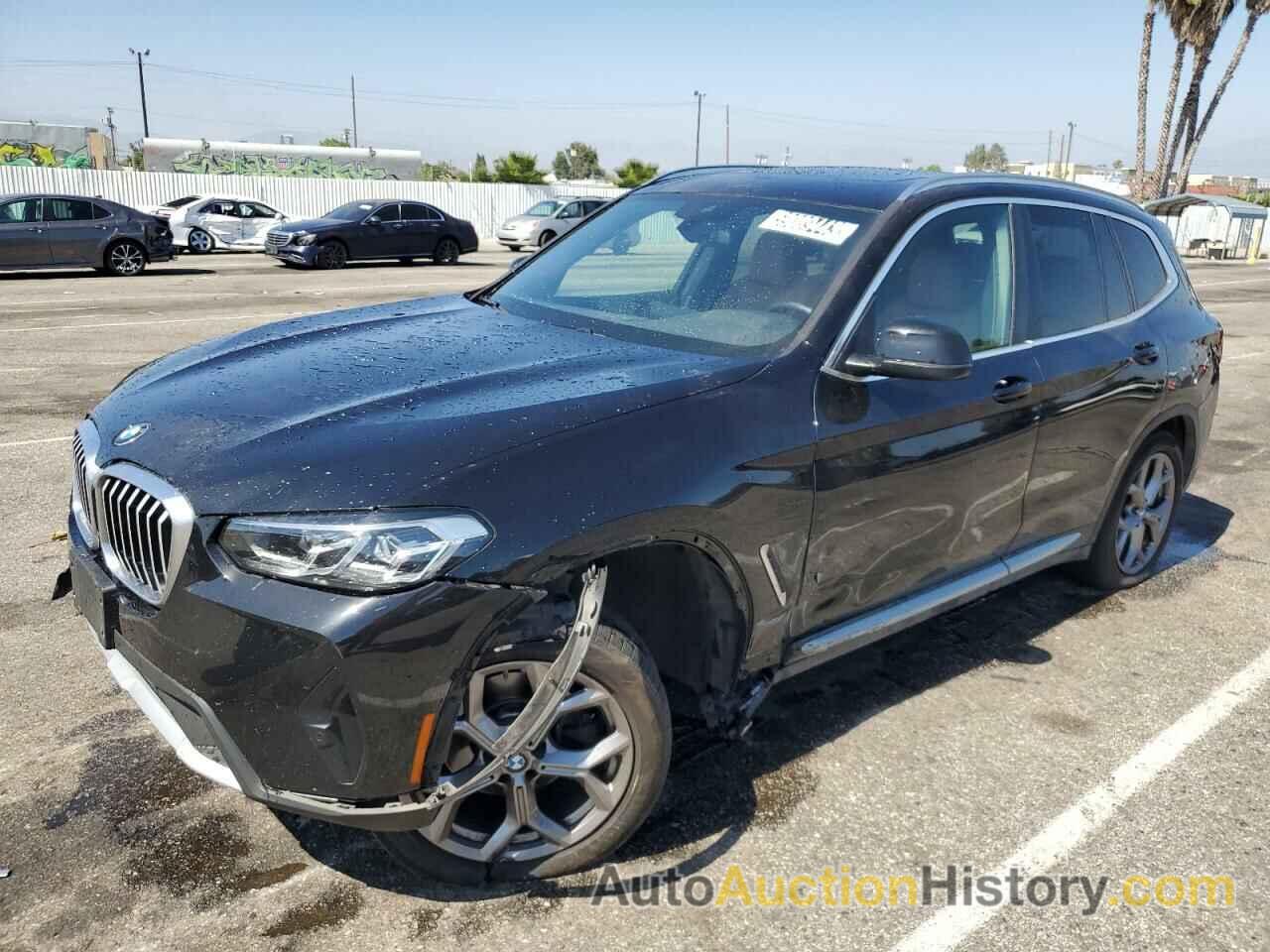 2022 BMW X3 XDRIVE30I, 5UX53DP00N9M93691