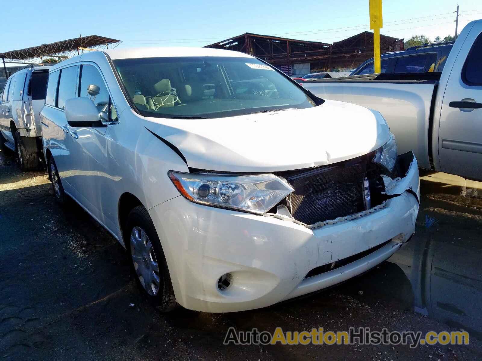 2012 NISSAN QUEST S S, JN8AE2KP9C9049830