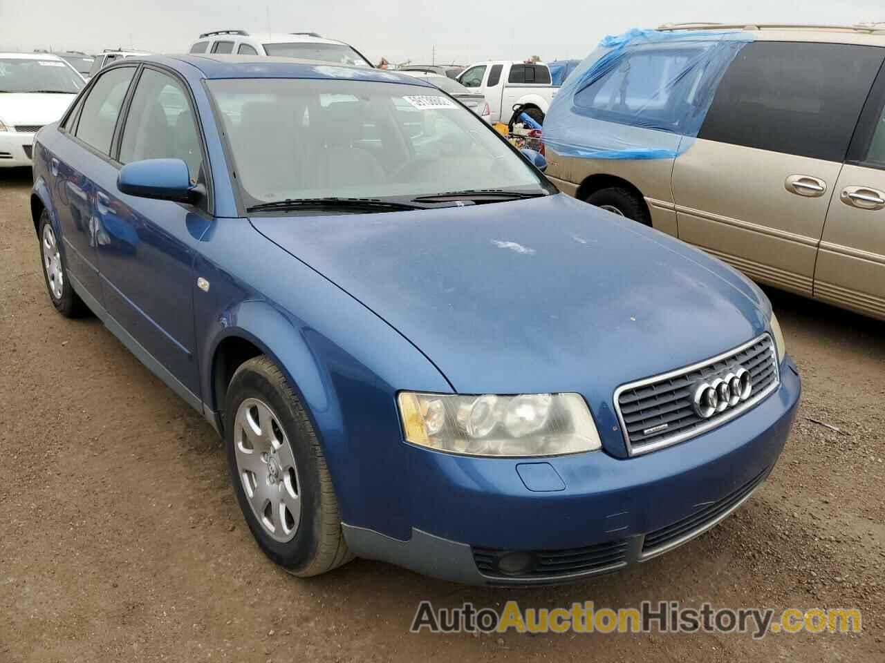 2002 AUDI A4 1.8T QUATTRO, WAULC68E92A052308