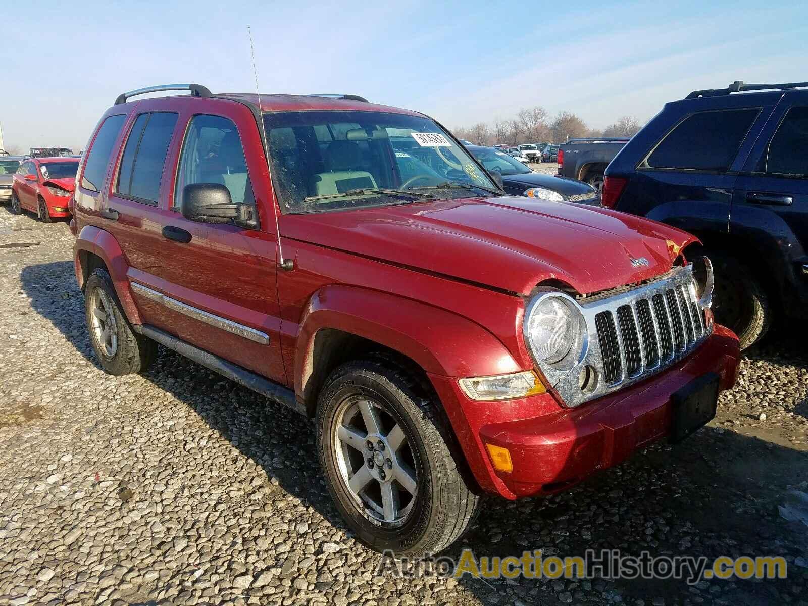 2006 JEEP LIBERTY LI LIMITED, 1J4GL58K06W220442