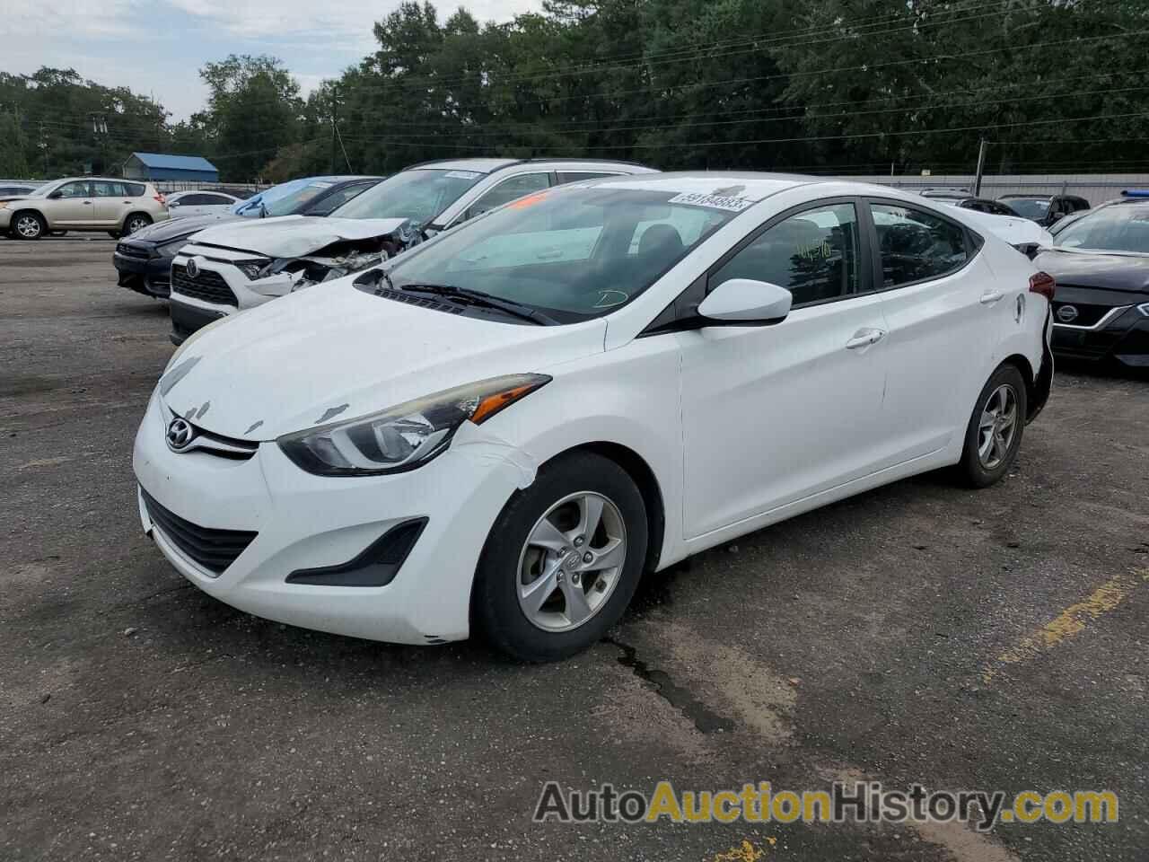 2014 HYUNDAI ELANTRA SE, 5NPDH4AE4EH526136