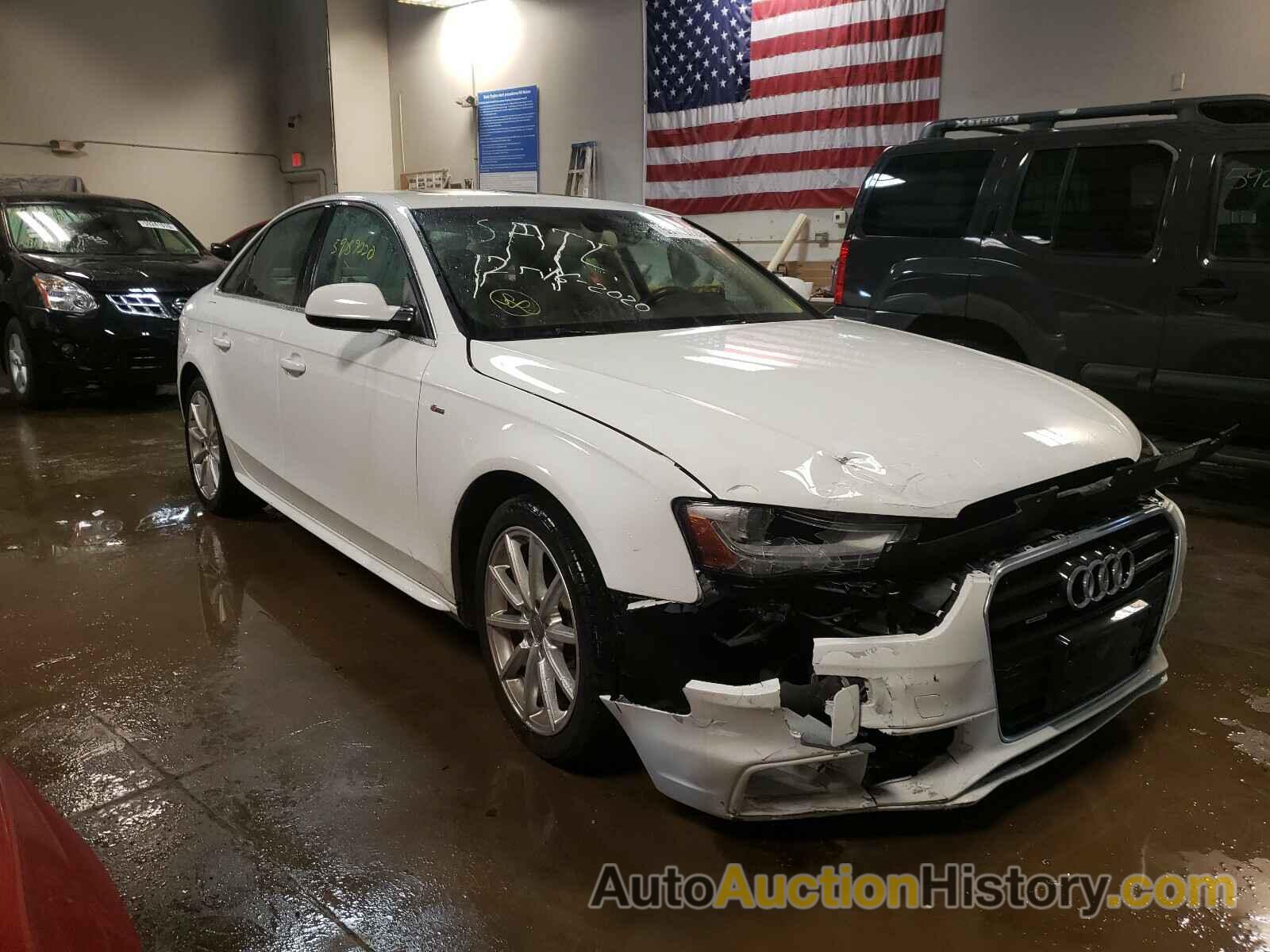 2014 AUDI A4 PREMIUM PLUS, WAUFFAFL6EN010832