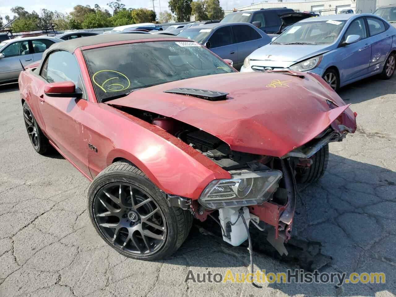 2013 FORD MUSTANG GT, 1ZVBP8FF7D5206498